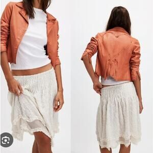 NWOT Free People Sanderson Midi Tea Skirt Size Medium